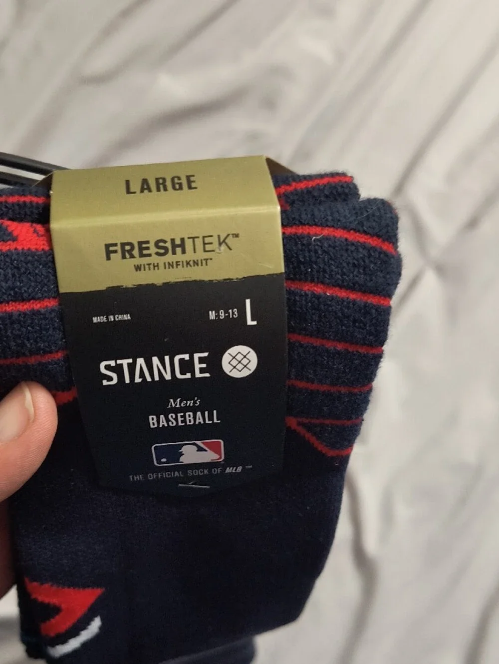 Stance Navy, Red & White Minnesota Twins Athletic Baseball Socks